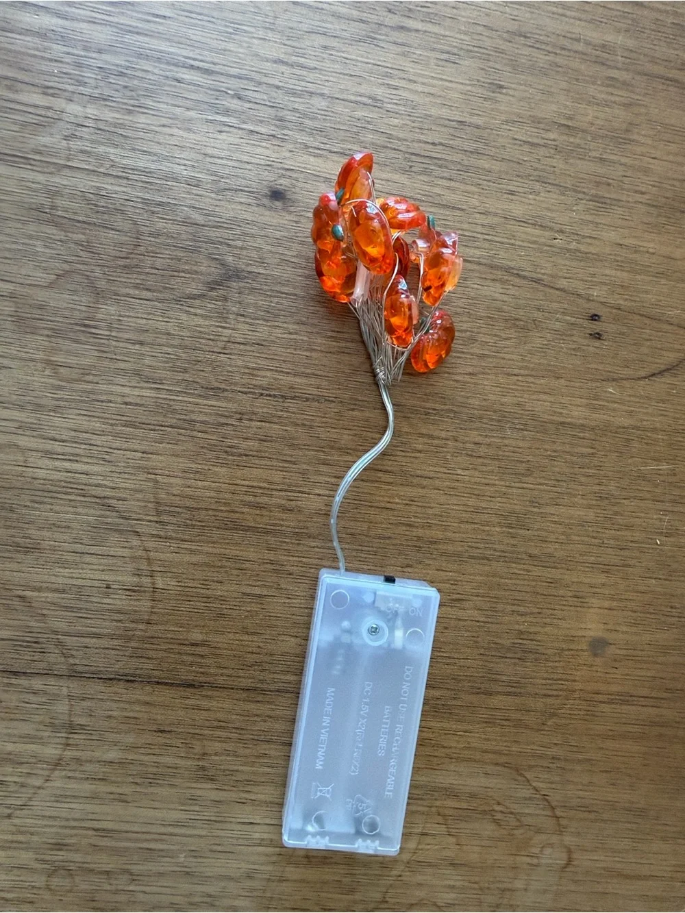 Hobby Lobby fall pumpkin Orange LED String Lights